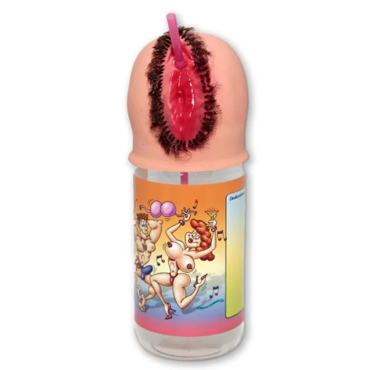 Biberón en Forma de Vagina Mediano 750 ml de Diverty Sex