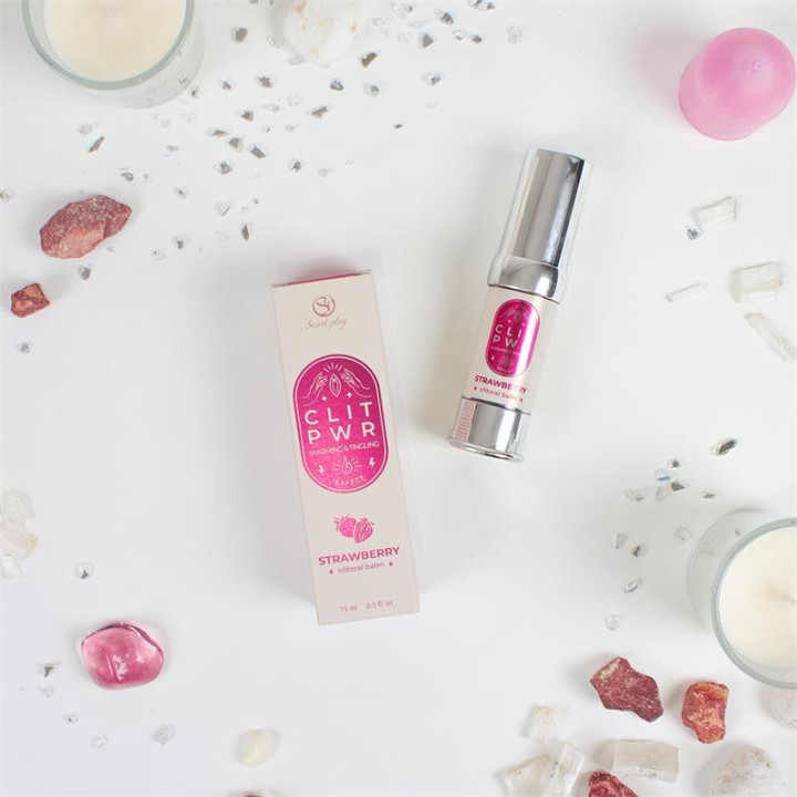 Clit Pwr Bálsamo de Clítoris Fresa 15 ml de Secret Play | VibraZon