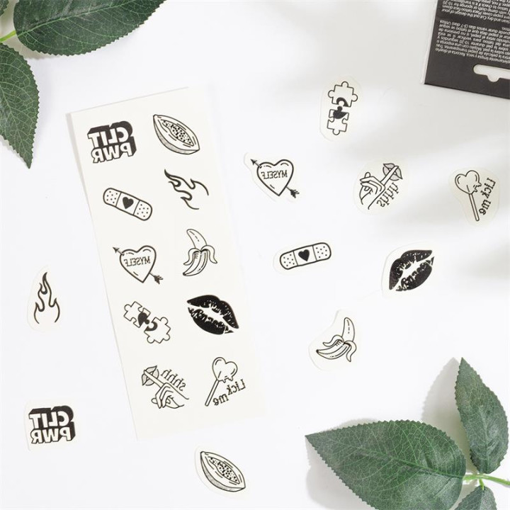 Set de 10 Tattoos Temporales Candy Collection de Secret Play | VibraZon