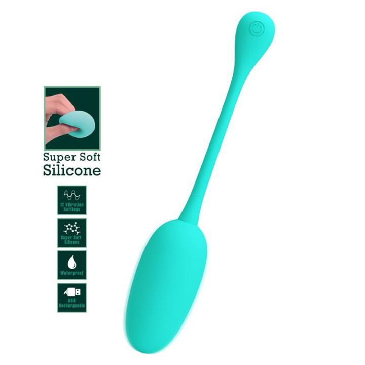 Knucker Huevo Vibrador Verde de Prettylove | VibraZon