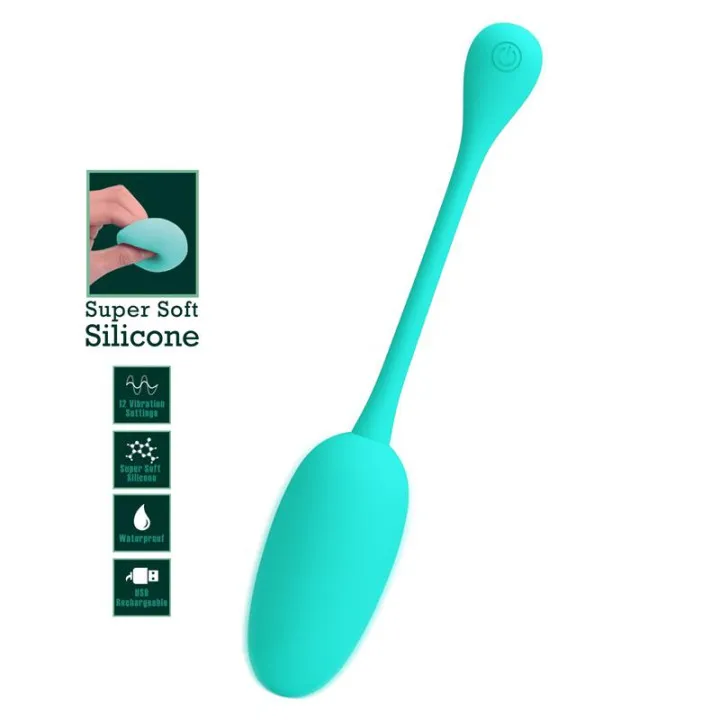 Knucker Huevo Vibrador Verde de Prettylove