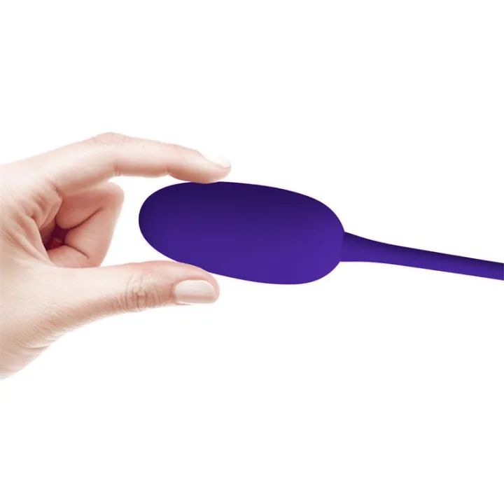 Knucker Huevo Vibrador Púrpura de Prettylove