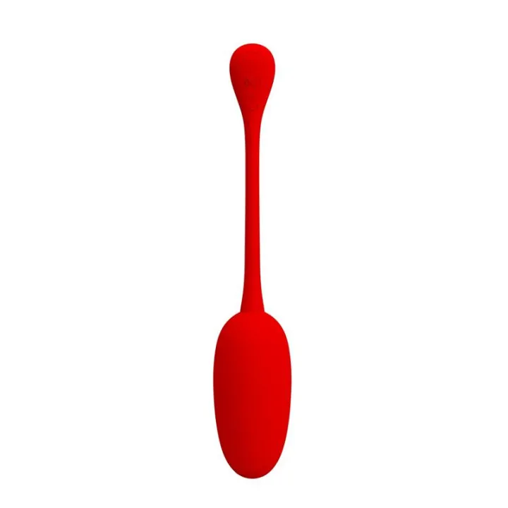 Knucker Huevo Vibrador Rojo de Prettylove