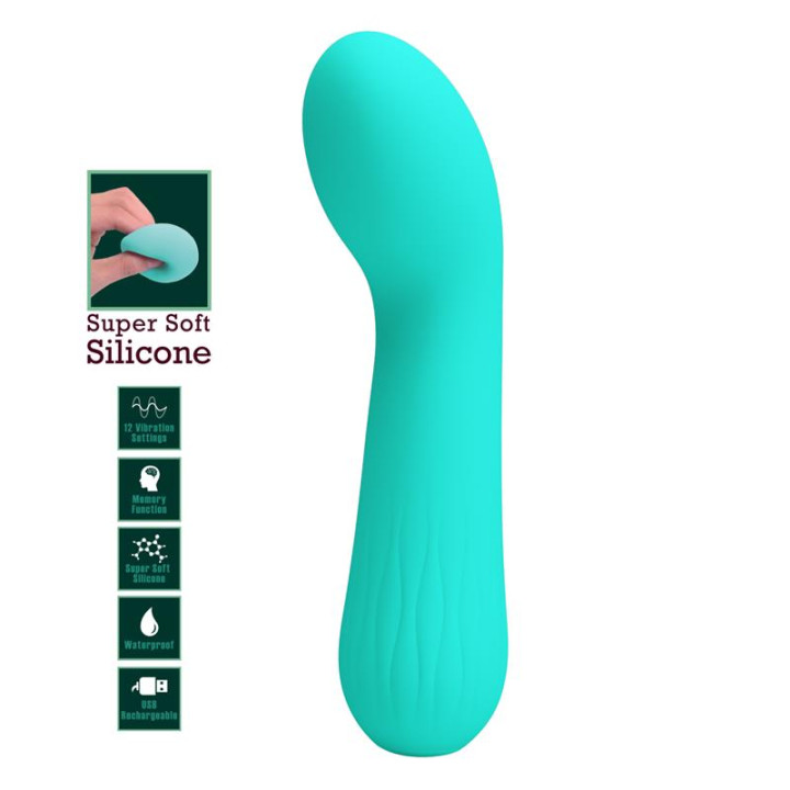 Faun Vibrador Verde de Prettylove | VibraZon