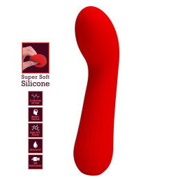 Faun Vibrador Rojo de Prettylove | VibraZon