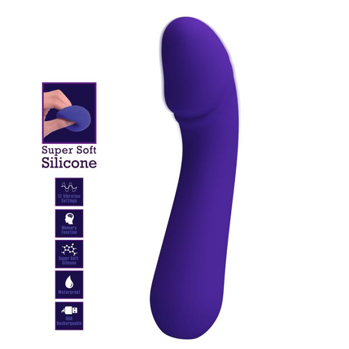 Cetus Vibrador Púrpura de Prettylove | VibraZon