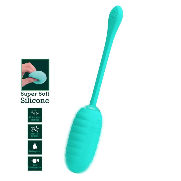 Kirk Huevo Vibrador Verde de Prettylove