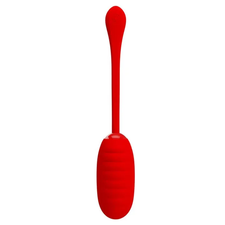 Kirk Huevo Vibrador Rojo de Prettylove