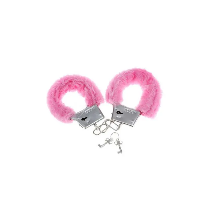Esposas para Muñeca Forradas de Peluche Rosa de Diverty Sex