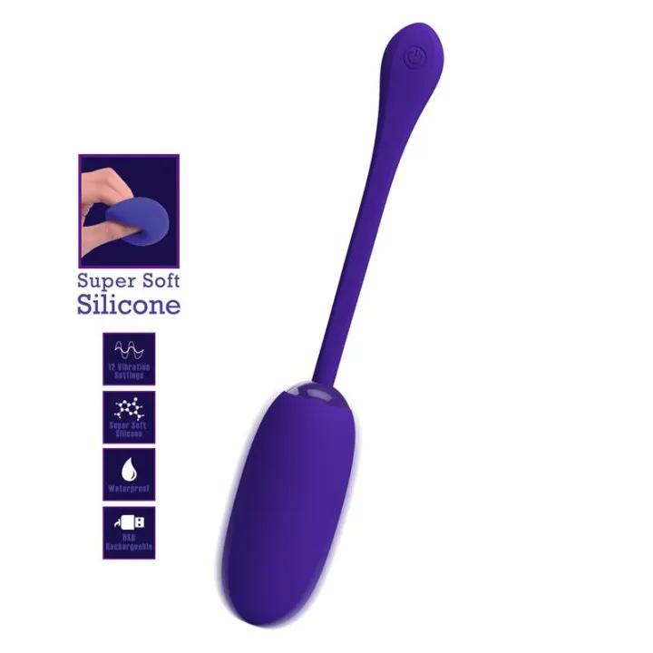 Julius Huevo Vibrador Violeta de Prettylove