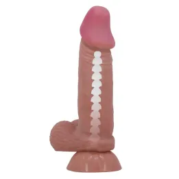 Dildo Realista con Piel Deslizante Retractil 19.4 cm de Baile