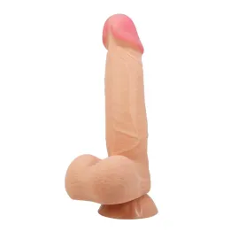 Dildo Realista Piel Deslizante Retractil 21.8 cm de Baile