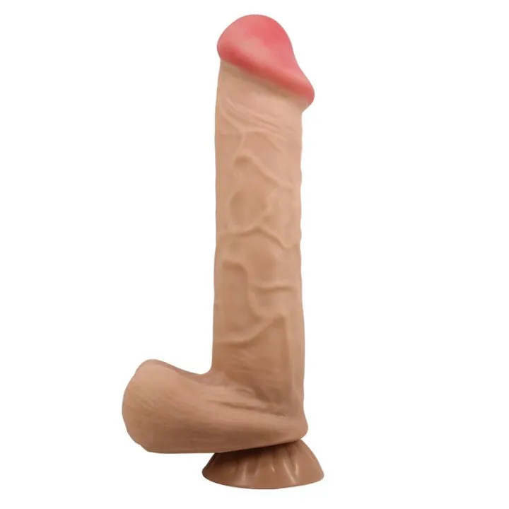 Dildo Realista Piel Deslizante Retractil 26 cm de Baile