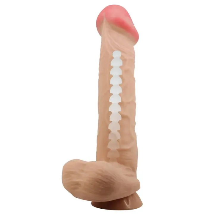 Dildo Realista Piel Deslizante Retractil 26 cm de Baile