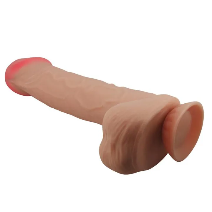 Dildo Realista Piel Deslizante Retractil 26 cm de Baile