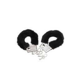 Esposas para Muñecas Forradas de Peluche Negro de Diverty Sex | VibraZon