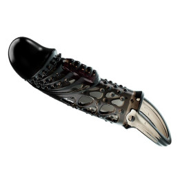 Funda para el Pene con vibracón Negro de Prettylove | VibraZon