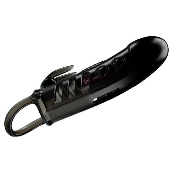 Funda para el Pene con Vibración Negro de Prettylove | VibraZon