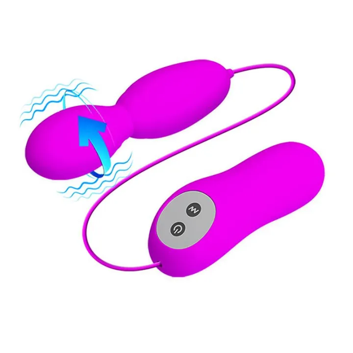 Vega Huevo Vibrador con Rotación de Prettylove