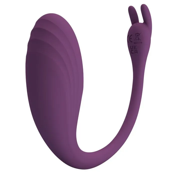 Catalina Huevo Vibrador con APP Púrpura de Prettylove