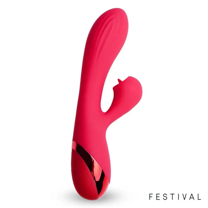 Turna Vibrador USB Rojo de Festival