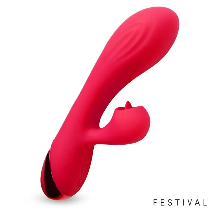 Turna Vibrador USB Rojo de Festival