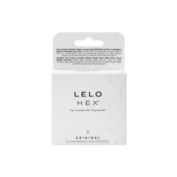 HEX ORIGINAL Preservativos 3 Pack de Lelo