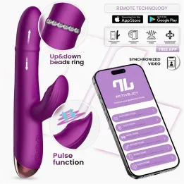 Sendel Vibrador con Anillo de Bolas Internas Up and Down y Pulsación con APP de Intoyou App Series