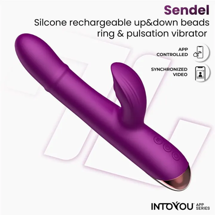 Sendel Vibrador con Anillo de Bolas Internas Up and Down y Pulsación con APP de Intoyou App Series