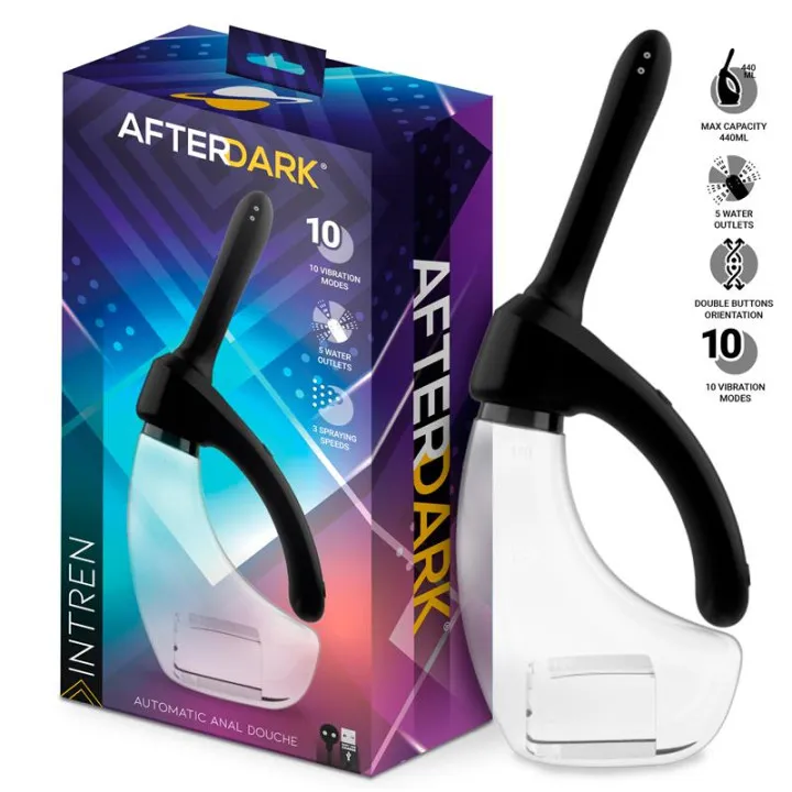 Intren Ducha Anal Automática con Vibración y 5 Salidas de Agua 440 ml de Afterdark
