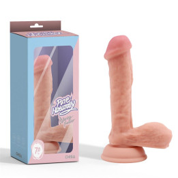Alluring Fancier Dildo Realista Dual Silicona Líquida Dual-Density 18 cm de Chisa | VibraZon
