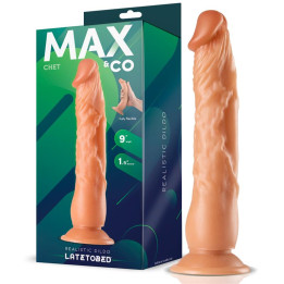 Chet Dildo Realista Natural 9 - 23 cm de Max & Co | VibraZon