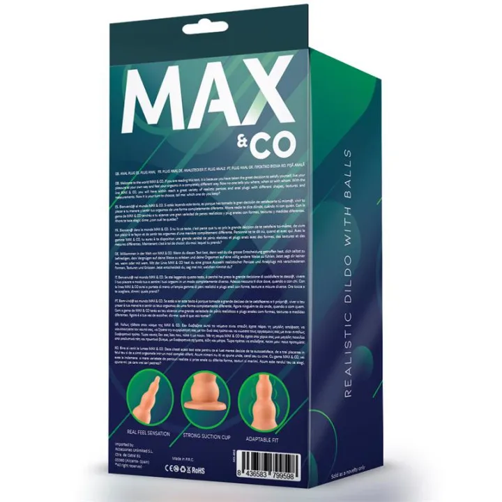 Kai Plug Anal Adaptable Natural 9,4 - 18,4 cm de Max & Co