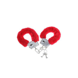 Esposas de Muñeca Forradas de Peluche Rojo de Diverty Sex | VibraZon