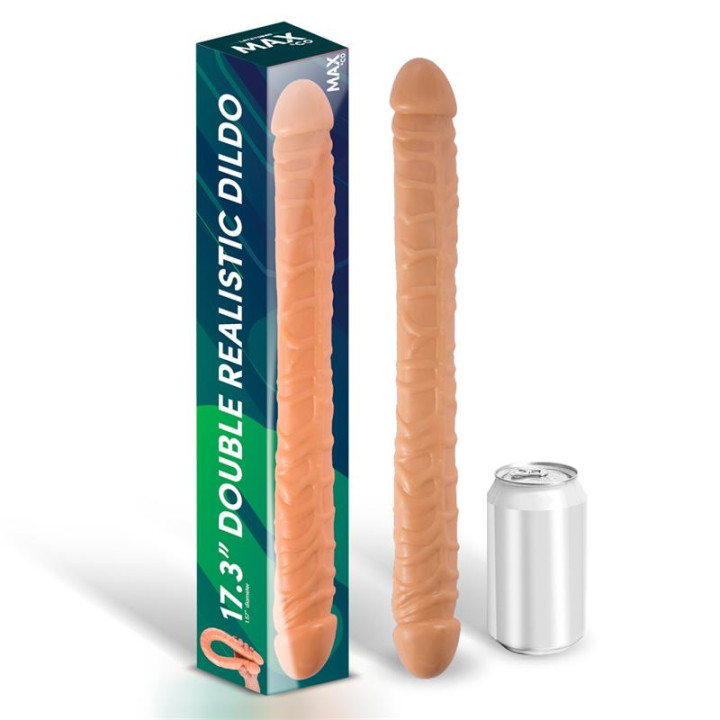 Trent Dildo Doble Realista Natural 17,3 - 44 cm de Max & Co | VibraZon