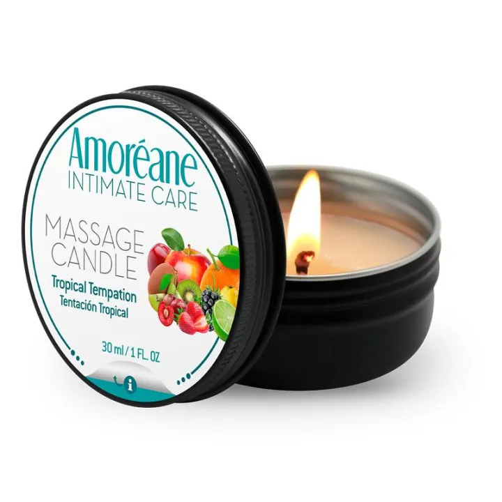 Vela de Masaje Tentación Tropical 30 ml de Amoreane