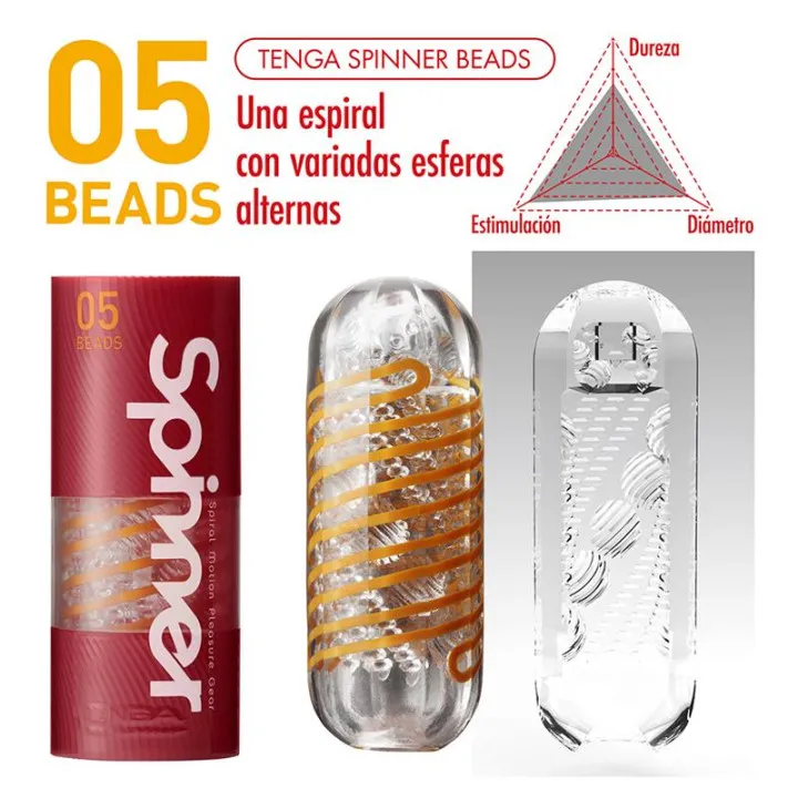 Masturbador Masculino Sprinner 05 Beads de Tenga