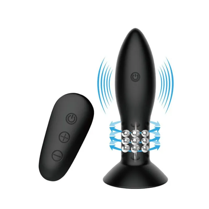 Plug Anal Inflable con Vibración y Rotación de Mr Play