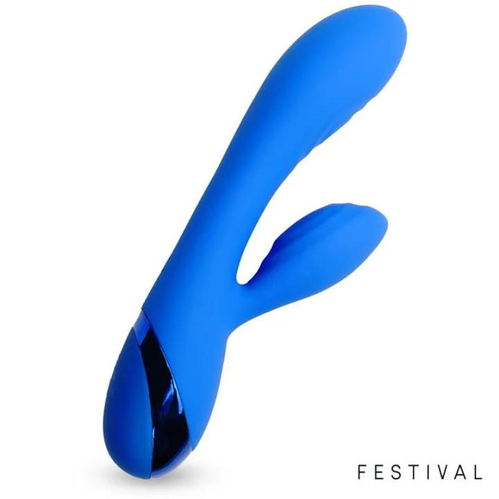 Marna Vibrador USB Azul de Festival