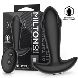 Milton Plug Anal con Doble Tapping y Control Remoto de Intoyou