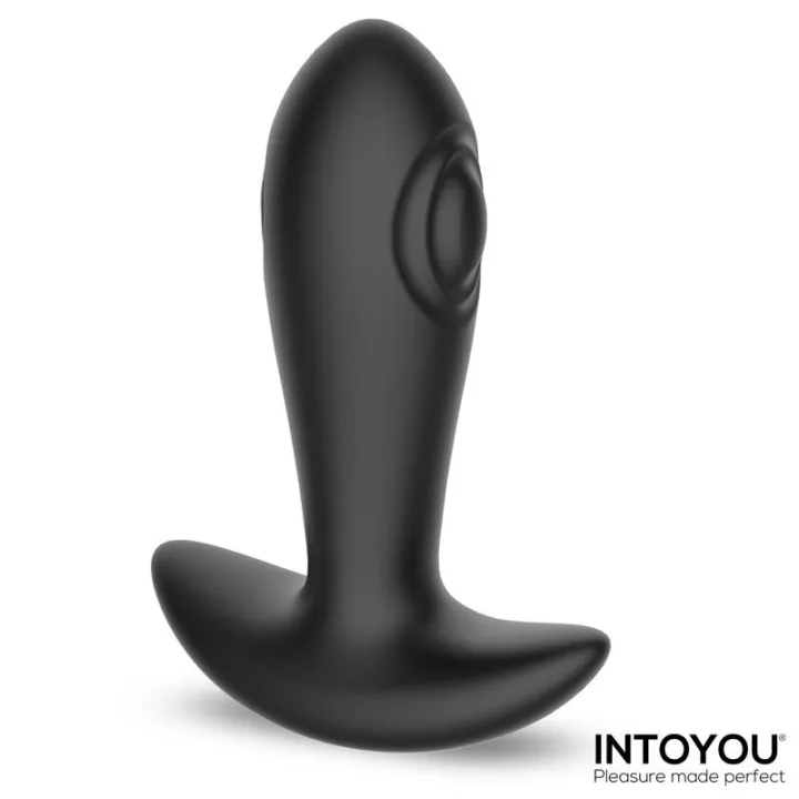 Milton Plug Anal con Doble Tapping y Control Remoto de Intoyou