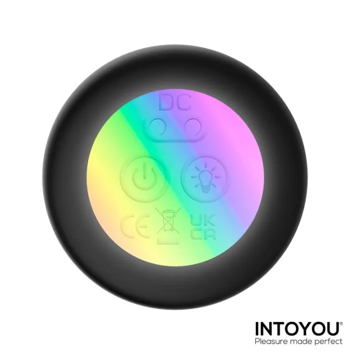 Tainy Plug Anal con Thrusting y Luces LED con Control Remoto de Intoyou