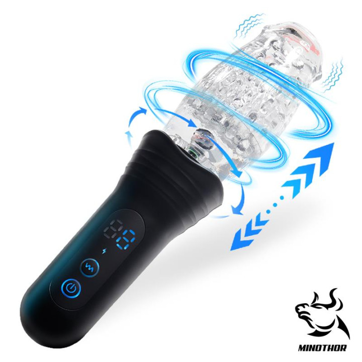 Subaz Masturbador Masculino con Thrusting y Rotación 360º de Minothor | VibraZon