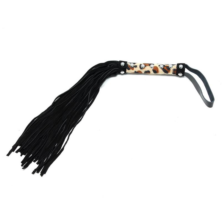 Flogger Leopardo 44 cm de Bondage Play | VibraZon