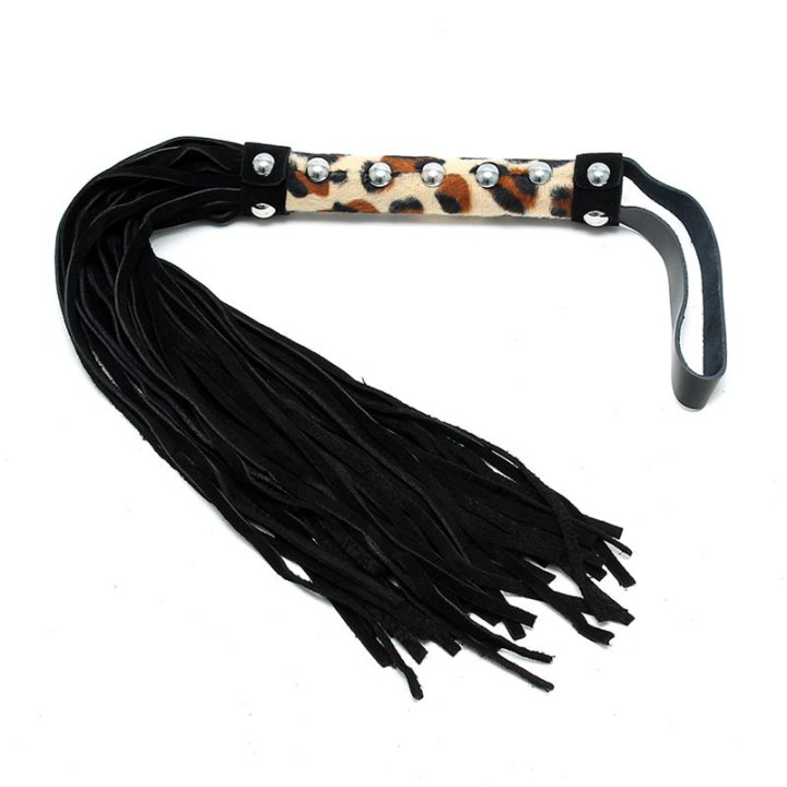 Flogger Leopardo 44 cm de Bondage Play | VibraZon