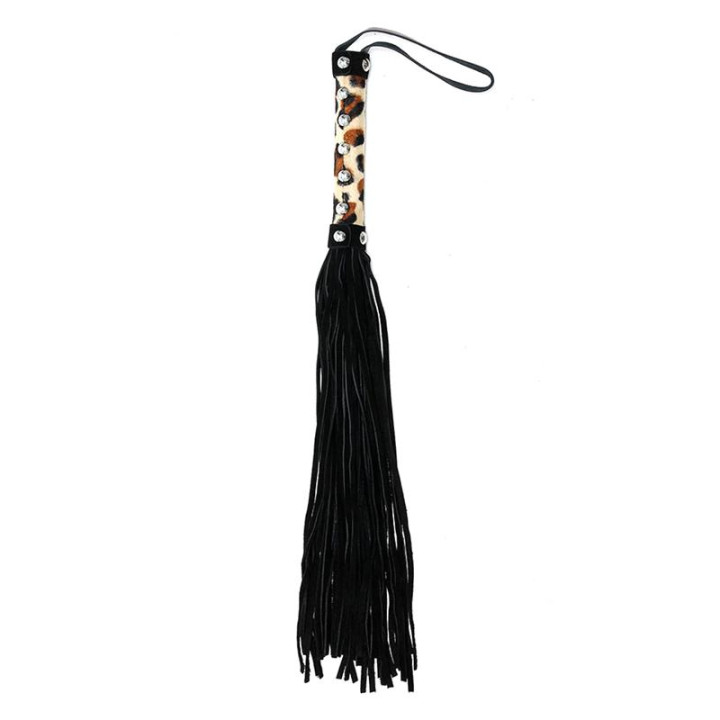 Flogger Leopardo 44 cm de Bondage Play | VibraZon