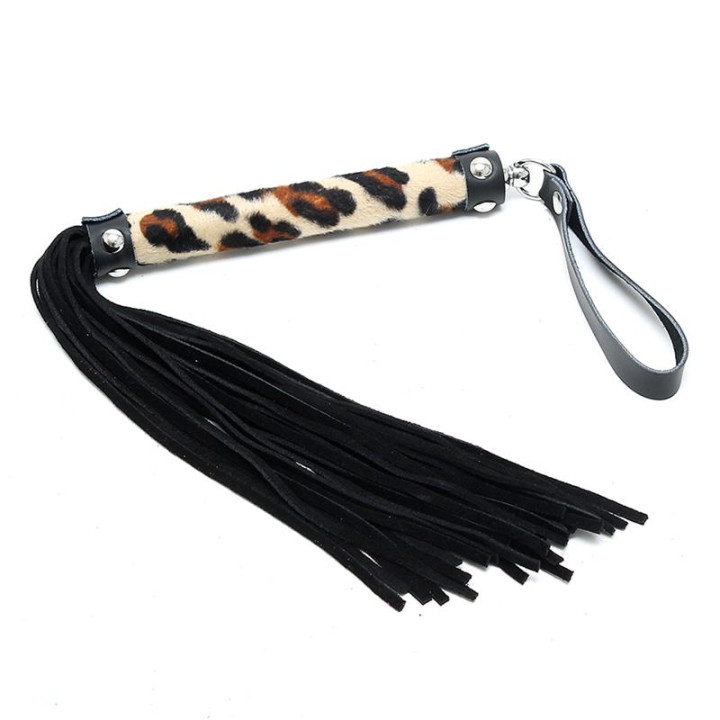 Flogger Leopardo 35 cm de Bondage Play | VibraZon