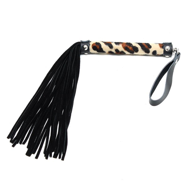 Flogger Leopardo 35 cm de Bondage Play | VibraZon