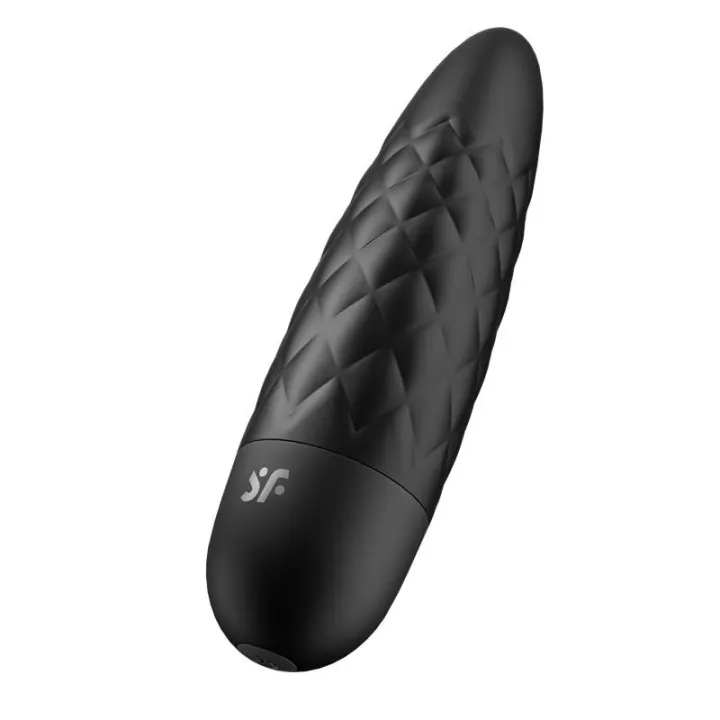 Ultra Power Bullet 5 Bala Vibradora Negra de Satisfyer