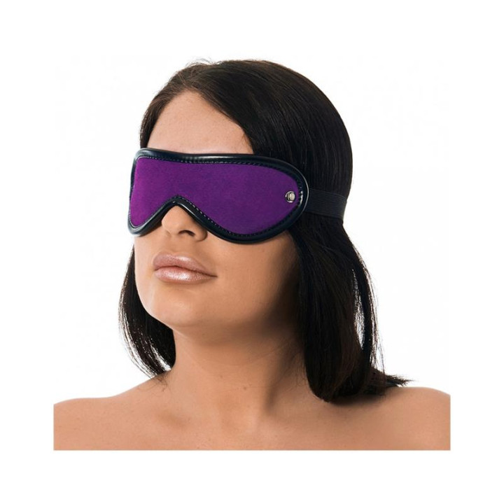 Antifaz Morado y Negro de Bondage Play | VibraZon